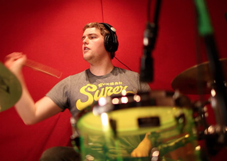 Recording Drums at Ferlas Studio